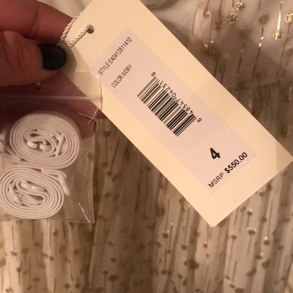 Erin Fetherston white and gold gown: for PROM - Picture 5 of 5